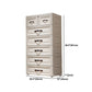 Plastic Storage Cabinet Contemporary Wardrobe Cabinet with Drawer for Home