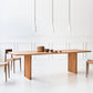 Pine Solid Wood Dining Site Table Modern Rectangle Double Pedestal Dining Table Clearhalo 'Dining Tables & Seating' 'Dining Tables' 'dining_table' 'furn' 'furn_dining_table' 'Furniture' 'furniture_dining_table' 'Kitchen & Dining Furniture' 'kitchen' 'kitchen_dining_table' 1200x1200_eafebcfa-415a-4b9d-be37-091b9d8f1ebf