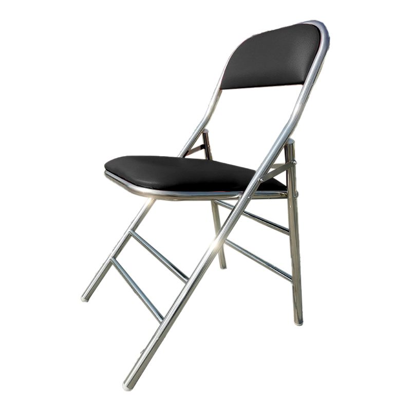 Contemporary Armless Conference Chair Stainless Steel Frame Chair Clearhalo 'furn' 'furn_office_chair' 'Furniture' 'Office Chairs' 'Office Furniture' 'office_chair' 1200x1200_eb0000a9-6296-4aea-add8-9f21a4f5e3e3