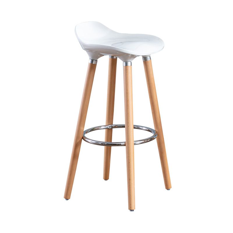 Nordic Style Plastic Seat Barstool 4 Legs Base Minimalism Bar Stool, Set of 2 Clearhalo 'Bar Furniture' 'Bar Stools' 'bar_stools' 'furn' 'furn_bar_stools' 'furniture_bar_stools' 'Kitchen & Dining Furniture' 'kitchen&dining_furn' 'kitchen' 'kitchen_furn' Furniture' 1200x1200_eb0176f1-13fc-4887-96c4-e0c4d16c5960