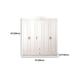 Franse landkledingkast Wood Soft Close Door Garderobe Closet met 2 la