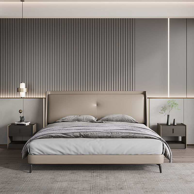 Cuero sintético contemporáneo 1 - Cajón nocturno de 20 "de altura