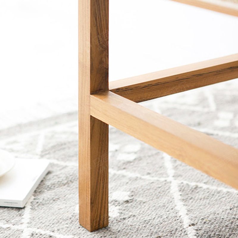 1-türiger Nachttisch aus Rattan, moderner Nachttisch mit Beinen, 59,9 cm hoch