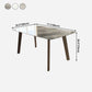Rectangle 4 Legs Minimalist Table Three-Color Fixed Table of Sintered Stone Clearhalo ' dining_table' 'Dining Tables & Seating' 'Dining Tables' 'furn' 'furn_dining_table' 'Furniture' 'furniture_dining_table' 'Kitchen & Dining Furniture' 'kitchen&dining_furn' 'kitchen' 'kitchen_dining_table' 1200x1200_eb053a9d-30fe-4e00-8afb-ab5016d54c2a