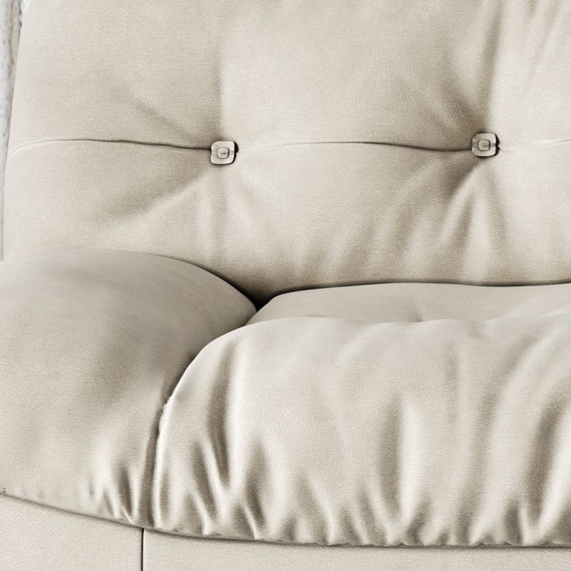 Armless Tufted Split-Back Sectional Sofa with Chaise L-Shape Sectionals Sofas Clearhalo 'furn' 'furn_sectionals' 'Furniture' 'furniture_sectionals' 'kitchen' 'kitchen_sectionals' 'Living Room Furniture' 'Sectionals' 1200x1200_eb060ec3-0eda-4322-b7a1-3cfd6ab11fd3