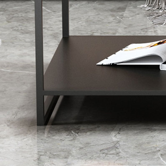 Tavolino glam tavolo da caffè ardesia tavolo da cocktail rettangolare per casa