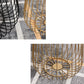 Metal Round Frame Coffee Table Set Mid Century Iron Simple Cocktail Table