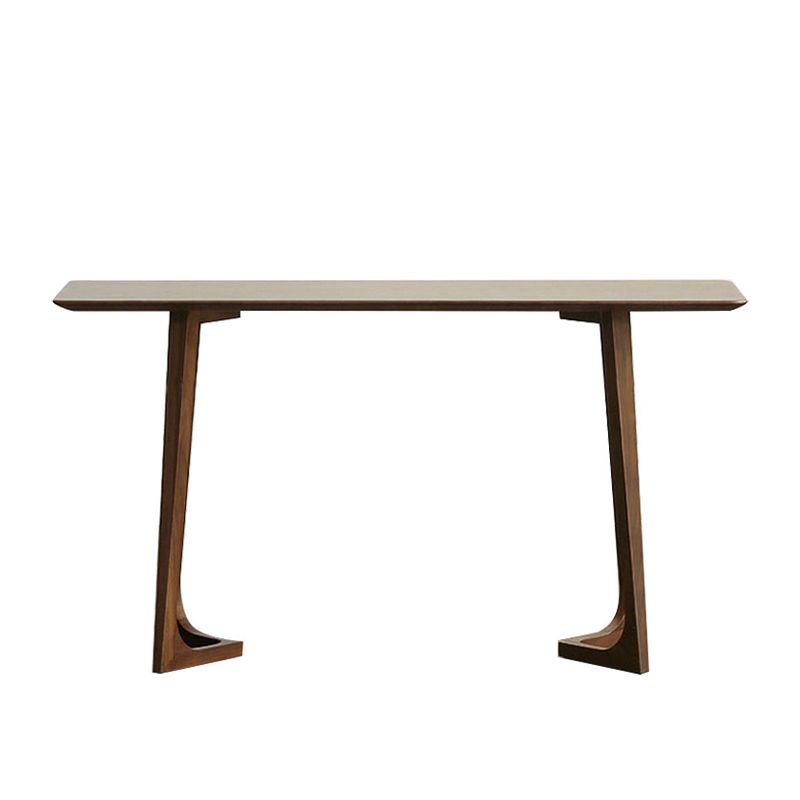 Console moderna della metà del secolo Tavolo 29,53 "Tallo in legno massiccio per Hall