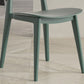 Scandinavian Open Back Side Chair Plastic Armless Dining Chairs