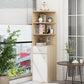 Scratch Resistant Accent Cabinet with 0/1/2 Drawers and Shelves