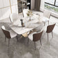Traditional Luxury Dining Table Rectangle Sintered Stone Top Table with Metal Base Clearhalo ' dining_table' 'Dining Tables & Seating' 'Dining Tables' 'furn' 'furn_dining_table' 'Furniture' 'furniture_dining_table' 'Kitchen & Dining Furniture' 'kitchen&dining_furn' 'kitchen' 'kitchen_dining_table' 1200x1200_eb100672-fb9e-4afd-9552-0279f4bc571a