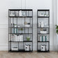 Industrial Style Metal Bookshelf 5-shelf Open Shelf Bookcase for Home Clearhalo 'Bookcases' 'furn' 'furn_bookcases' 'Furniture' 'furniture_bookcases' 'kitchen' 'kitchen_bookcases' 'Living Room Furniture' 'Office Furniture' 1200x1200_eb11b116-f130-4def-919f-bd26083cdd2e
