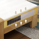 職人は枕のある腕のソファ33.46 "リビングルーム用の腕を埋めました