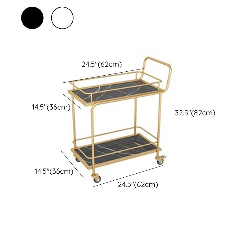 Rolling Contemporary Prep Table Metal Prep Table for Kitchen Use Clearhalo 'furn' 'furn_kitchen_islands_carts' 'Furniture' 'Kitchen & Dining Furniture' 'Kitchen Islands & Carts' 'kitchen_islands_carts' 1200x1200_eb139a56-b800-472a-ad80-30aa2639be6c
