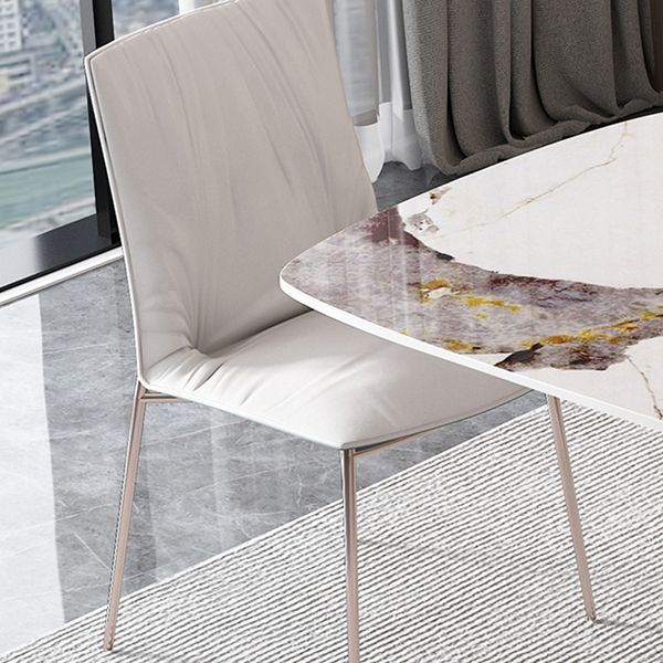 1/4/5/7 stuks rechthoek eetgelegenheidset luxueuze gesinterde stenen top dinette tafel set