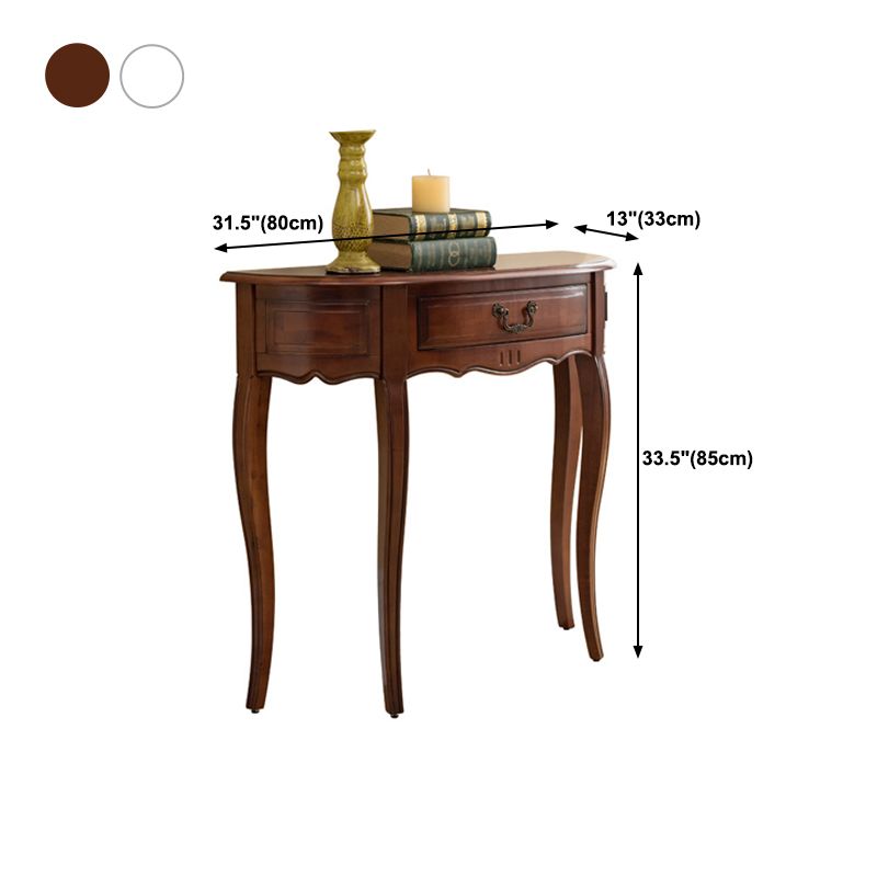 Console in legno massiccio Tabella 13 "O Console di stoccaggio moderna di metà secolo