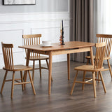 Minimalist Style Dining Table with Self-Storing¬†Leaf Solid Wood Dining Table and Chairs for Home Use Clearhalo 'Dining Room Sets' 'Dining Tables & Seating' 'dining_room_set' 'furn' 'furn_dining_room_set' 'Furniture' 'furniture_dining_room_set' 'Kitchen & Dining Furniture' 'kitchen&dining_furn' 'kitchen' 1200x1200_eb15c96f-3104-4e4b-9b71-a12fbea241b8