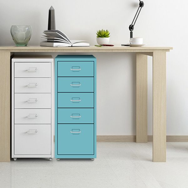 Archivos contemporáneos Pedestal de archivo de archivo de fuego de acero marco de acero para oficina