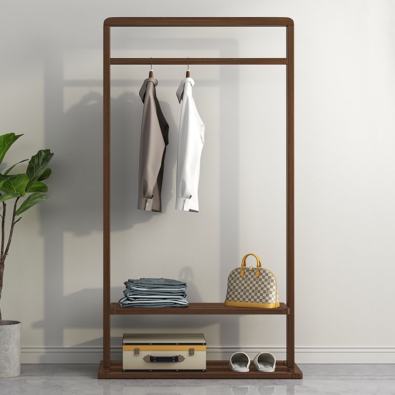 Zeitgenössischer Stil Kleiderbügel Massivholz Regale Design -Schackträger für Wohnzimmer