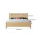 Rectangular Natural Standard Bed Solid Wood and Rattan Panel Bed Rubberwood Clearhalo 'Bedroom Furniture' 'Beds' 'furn' 'furn_beds' 'Furniture' 1200x1200_eb1a296d-b1dc-4e4a-b463-64015b6767e5
