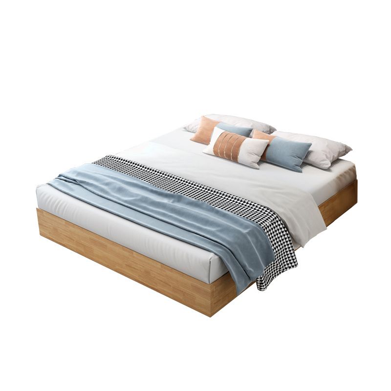 Contemporary Solid Color Wooden Bed Frame 6.29" H Platform Bed Clearhalo 'Bedroom Furniture' 'Beds' 'furn' 'furn_beds' 'Furniture' 1200x1200_eb1a47f5-02ce-4967-af79-03440b51aaa3