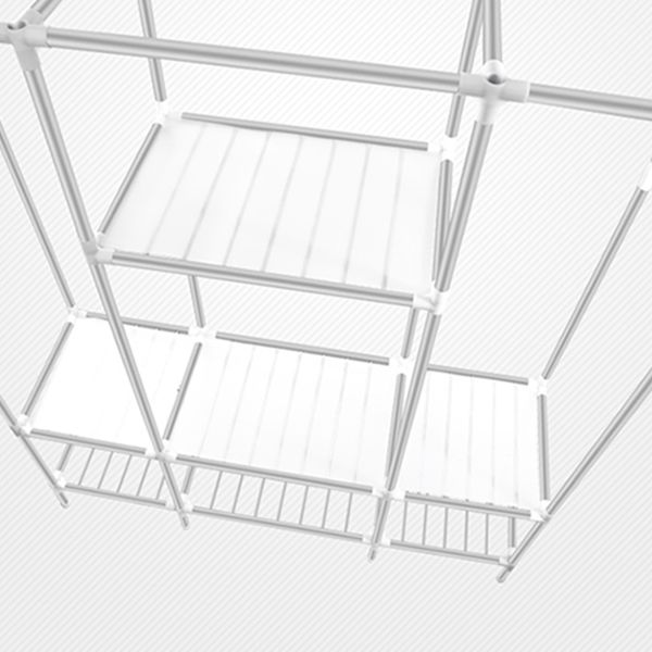 Roestvrijstalen frame garderobe kast moderne stijl garderobe armoire