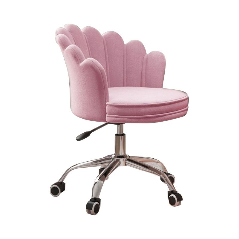 Silla de oficina en la mitad de la oficina trasera silla de escritorio giratorio sin armas