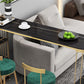 White Glam Style Table in Metal and Wood Milk Tea Shop Bar Table Clearhalo 'Bar Furniture' 'Bar Tables' 'bar_tables' 'furn' 'furn_bar_tables' 'Furniture' 'furniture_bar_tables' 'Kitchen & Dining Furniture' 1200x1200_eb26ff56-3a27-4f23-9cd1-9e8b79a26507