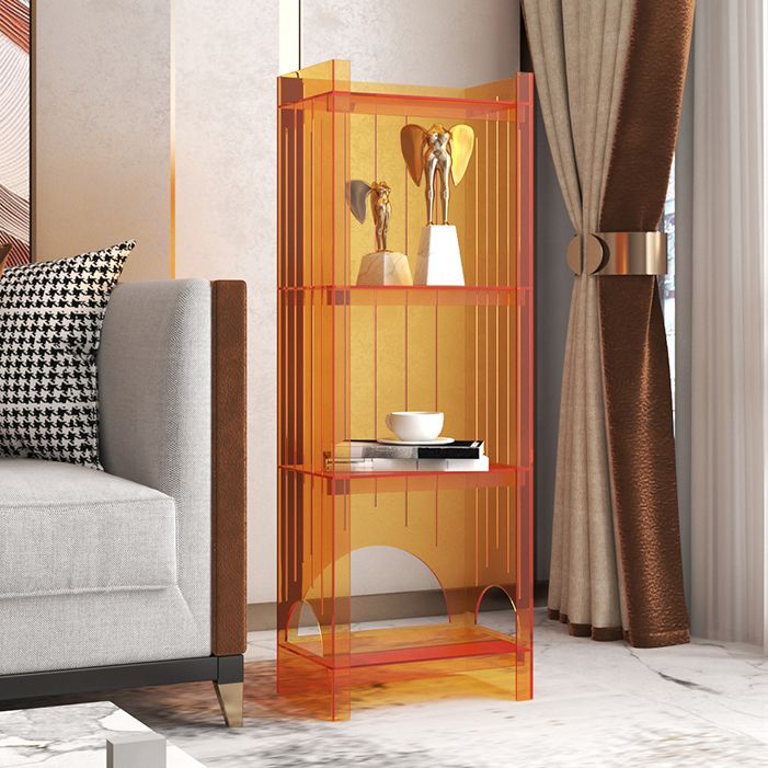Acrylic Closed Back Storage Bookshelf Nordic Home Office Standard Bookcase Clearhalo 'Bookcases' 'furn' 'furn_bookcases' 'Furniture' 'Office Furniture' 1200x1200_eb285a4f-bd91-4aa4-a074-9e8ac5d80bef