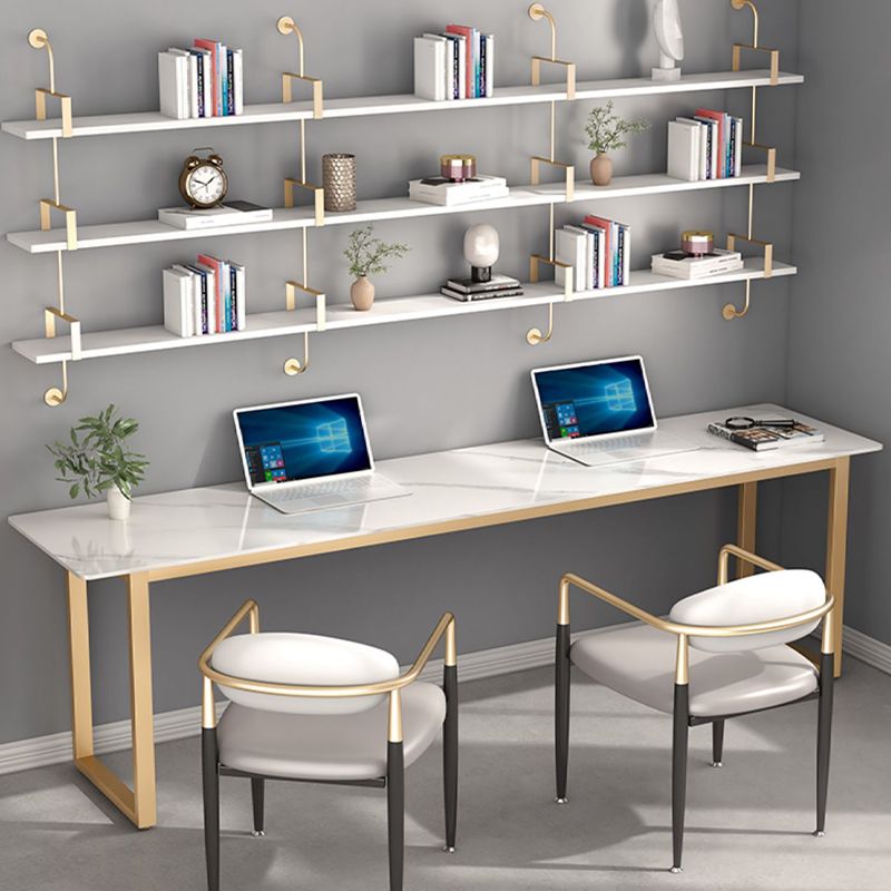 Rectangular Shaped Office Task Desk Stone Writing Desk in Grey Clearhalo 'furn' 'furn_office_desk' 'Furniture' 'Office Desks' 'Office Furniture' 'office_desk' 1200x1200_eb291278-3e16-4ac3-937e-c270f8b2527a