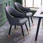 Glam PU Leather Dining Chairs Open Back Dining Side Furniture in Matte Finish Clearhalo 'Dining Chairs' 'Dining Tables & Seating' 'dining_chair' 'furn' 'furn_dining_chair' 'Furniture' 'Kitchen & Dining Furniture' 1200x1200_eb29c155-ec07-4ab5-b444-92722310be81
