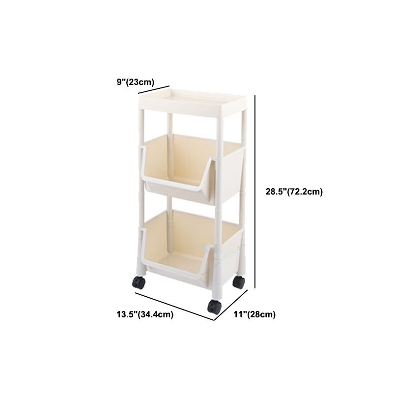 Urban Closed Back Shelf Bookcase Plastic/Acrylic Bookshelf with Caster Clearhalo 'Bookcases' 'furn' 'furn_bookcases' 'Furniture' 'Office Furniture' 1200x1200_eb29cf80-86d6-4cd0-99f1-aaef4bf535c1