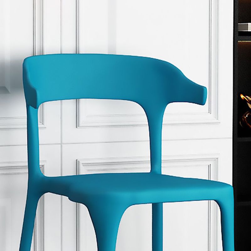 Contemporary Chair Dining Armless Chair for Kitchen with Plastic Legs Clearhalo 'Dining Chairs' 'Dining Tables & Seating' 'dining_chair' 'furn' 'furn_dining_chair' 'Furniture' 'furniture_dining_chair' 'Kitchen & Dining Furniture' 1200x1200_eb2b0745-48ec-45b9-8bf1-f3a5b88bfd69