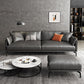 Grey Loose Back Settee Furniture Leather Sofa Square Arm Settee Loveseat Clearhalo 'furn' 'furn_sofas' 'Furniture' 'furniture_sofas' 'kitchen' 'kitchen_sofas' 'Living Room Furniture' 'Sofa' 'sofas' 1200x1200_eb2f4ed7-7649-4691-a2af-aac222560d31