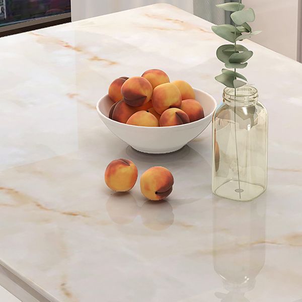 5/7 Piece Faux Marble Top Rectangle Shape Dining Room Furniture Set Clearhalo 'Dining Room Sets' 'Dining Tables & Seating' 'dining_room_set' 'furn' 'furn_dining_room_set' 'Furniture' 'Kitchen & Dining Furniture' 1200x1200_eb2f509c-5a10-44c7-8344-98aa51724a9f