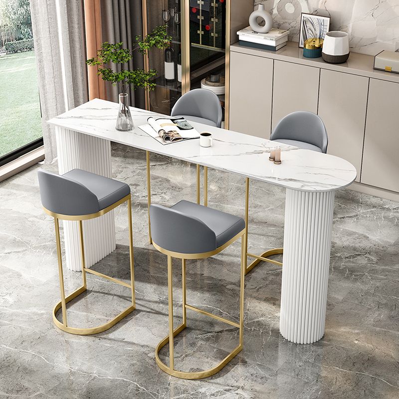 Modem en eigentijdse stenen specialiteit pubbalktafel voor woonkamer