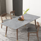 Mid-Century Kitchen Grey Dining Table Rectangle Sintered Stone Dining Table with 4 Legs Clearhalo ' dining_table' 'Dining Tables & Seating' 'Dining Tables' 'furn' 'furn_dining_table' 'Furniture' 'furniture_dining_table' 'Kitchen & Dining Furniture' 'kitchen&dining_furn' 'kitchen' 'kitchen_dining_table' 1200x1200_eb363521-78ce-4276-b183-ce1a445f3b26