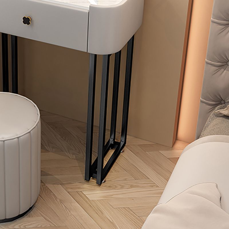 Moderne make -up ijdelheid bureau met 3 laden in massief houtframe