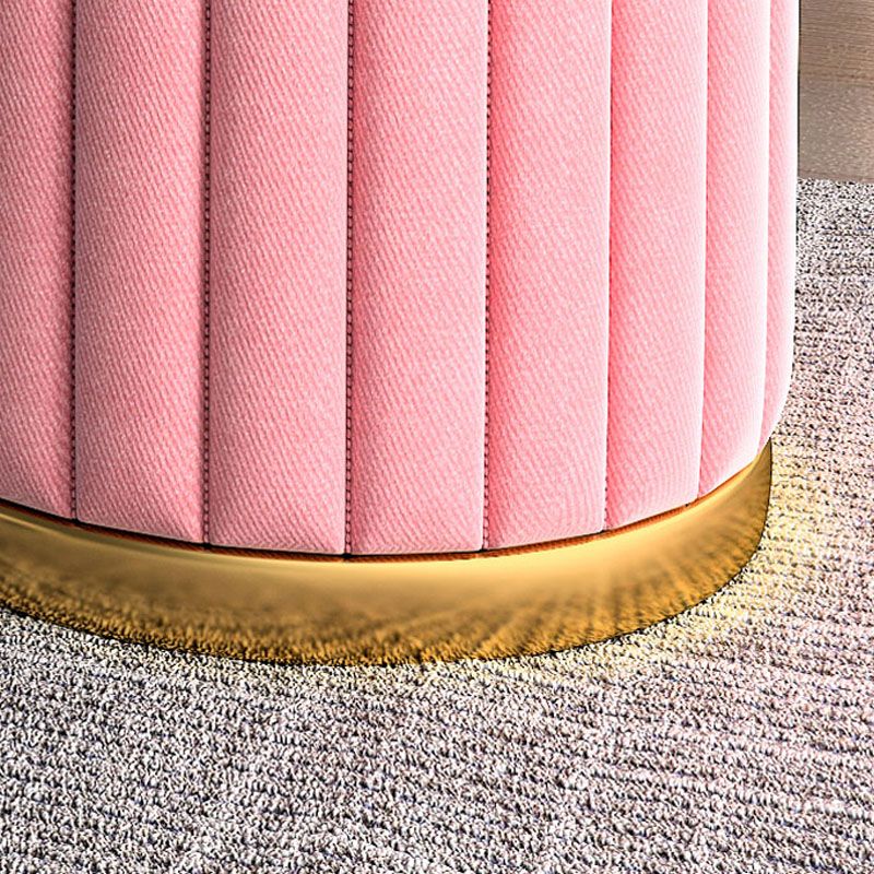 Gorgeous Round Pouf Solid Color Stain Resistant Pouf for Drawing Room Clearhalo 'furn' 'furn_ottomans_poufs' 'Furniture' 'Living Room Furniture' 'Ottomans & Poufs' 'ottomans_poufs' 1200x1200_eb3996c8-09e9-4544-aec0-916ce47aa0c0