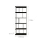 Industrial Style Metal Etagere Bookcase with Rectangular Shelves Bookcase Clearhalo 'Bookcases' 'furn' 'furn_bookcases' 'Furniture' 'furniture_bookcases' 'kitchen' 'kitchen_bookcases' 'Living Room Furniture' 'Office Furniture' 1200x1200_eb3fc10f-783e-447f-8d62-e0e184426636