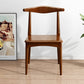 Dining Room Armless Dining Chair Rubberwood Open Back Dining Chair