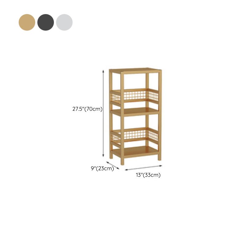 Estantería de estantería de biblioteca de espalda abierta para la sala de estar para la sala de estar
