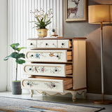 American Traditional Storage Chest Dresser Wooden Dresser with Drawers