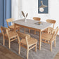 Minimalist Rectangle Shape Kitchen Dining Table Sintered Stone Top Dining Table with 4 Legs Base Clearhalo ' dining_table' 'Dining Tables & Seating' 'Dining Tables' 'furn' 'furn_dining_table' 'Furniture' 'furniture_dining_table' 'Kitchen & Dining Furniture' 'kitchen&dining_furn' 'kitchen' 'kitchen_dining_table' 1200x1200_eb430c4d-b961-4c1a-a70c-ae360d4dffb0
