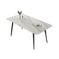 Modern Rectangle Sintered Stone Dining Table Set 1/2/5/6/7 Pieces Dining Set for Home Use Clearhalo 'Dining Room Sets' 'Dining Tables & Seating' 'dining_room_set' 'furn' 'furn_dining_room_set' 'Furniture' 'Kitchen & Dining Furniture' 1200x1200_eb45e4bf-457b-47b1-9da1-b7e6b0dbde60