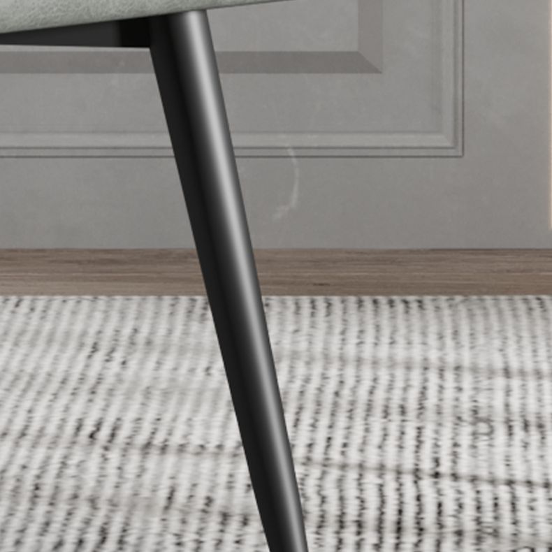 Contemporary Metal Dining Room Chairs Upholstered Linen Fabric Dining Chair for Home Use Clearhalo ' kitchen&dining_furn' 'Dining Chairs' 'Dining Tables & Seating' 'dining_chair' 'furn' 'furn_dining_chair' 'Furniture' 'furniture_dining_chair' 'Kitchen & Dining Furniture' 'kitchen' 1200x1200_eb49eacc-a75c-4e10-95e5-642a3bf60979