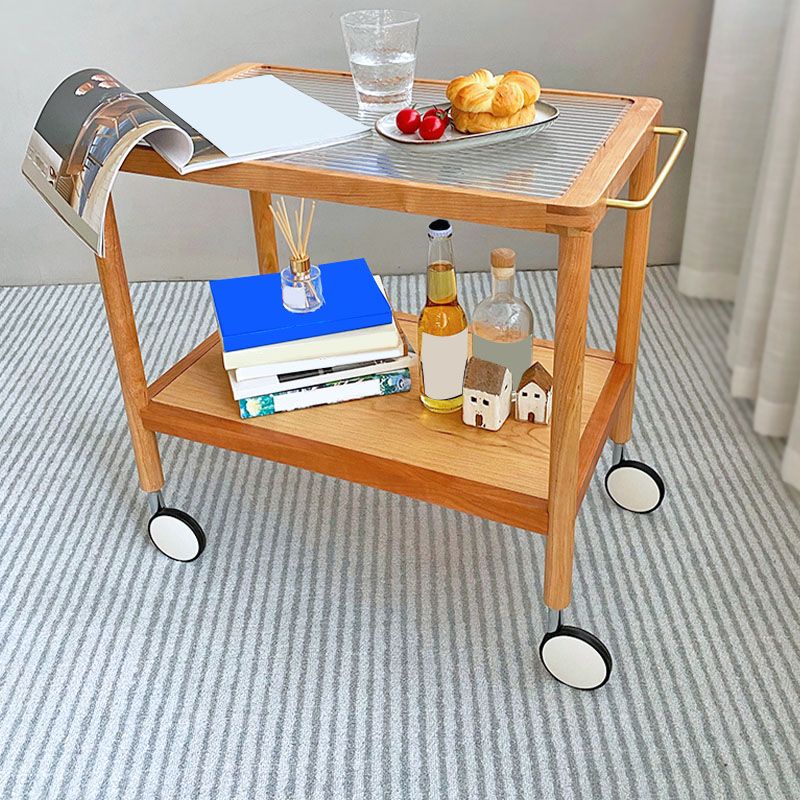 Moderne rechteckige Seitenende Tabelle 4 Beine Beizertisch für Wohnzimmer