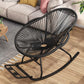 Modern Spindle Rocking Chair Woven Rope Metal Frame Rocker Chair for Home Clearhalo 'Chairs & Seating' 'furn' 'furn_rocking_chairs' 'Furniture' 'Living Room Furniture' 'Rocking Chairs' 'rocking_chairs' 1200x1200_eb4c6406-3f94-46fc-8aa9-76eed18fd159