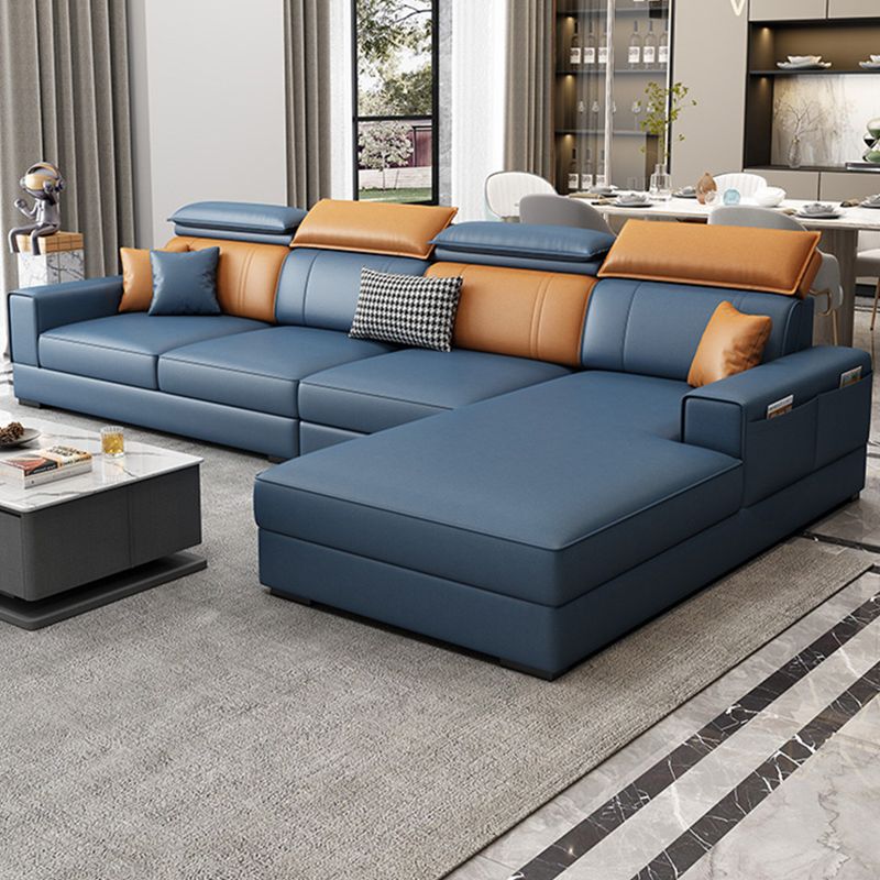 Nordic Stationary with Storage Living Room Recessed Arm Cushions Settee Clearhalo 'furn' 'furn_sectionals' 'Furniture' 'Living Room Furniture' 'Sectionals' 1200x1200_eb4d13aa-1b8b-4f0c-a852-5138fe74779c