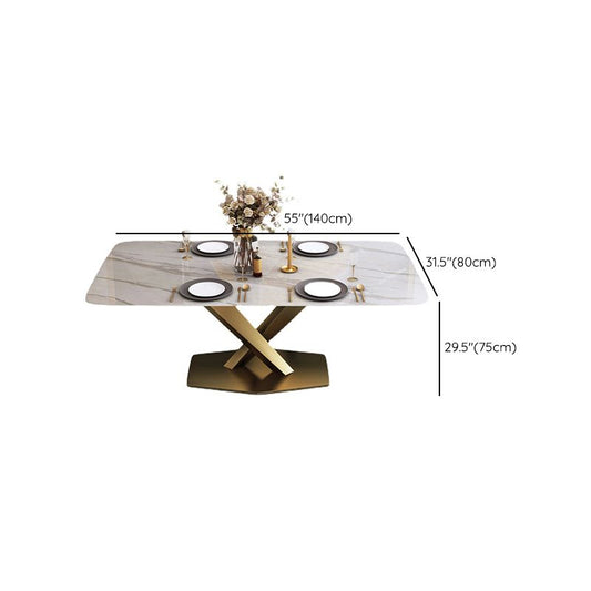 グラム長方形テーブルセット1/2/5/6/7ピースキッチン用ダイニングセット